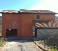 Vue orientée Sud. Via le chemin d'arrivé.