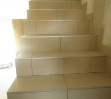 Escalier en cours :) reste les finitions sur le coté