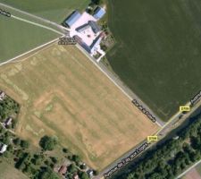 Notre terrain vu du ciel