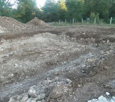 Les fondations sont creusées