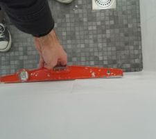 Desaffleurement du carrelage