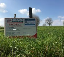 Panneau permis de construire