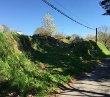 Chemin d'acces en court de nettoyage