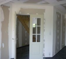 Bandes d'enduit intérieur