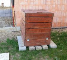 Composteur maison en palettes
