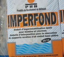 Produit utilisé pour l'étanchéité du sous sol