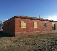 Maison hors d'eau hors d'air !! En attente du plaquiste maintenant !!