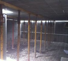 Etais sous dalle du VS