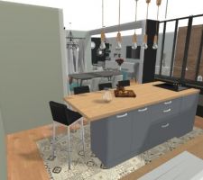 Vue de la cuisine