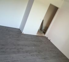 Pose du parquet