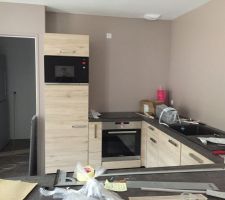 Pose de la cuisine