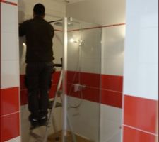 Montage paroi de douche