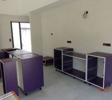 Meubles de la cuisine positionn&eacute;s