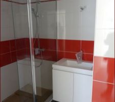 Salle d'eau invité terminée