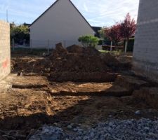 Fin du terrassement