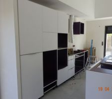 La cuisine blanchie...