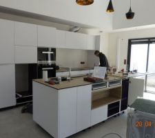 Montage cuisine en cours