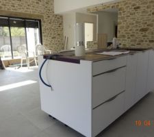 Montage cuisine en cours