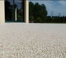 Idée Granulats de marbre pour la terrasse