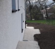 Terrassement finition_Façade Nord