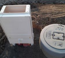 Terrassement finition_Coffret électrique