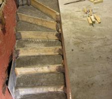 Escalier entre RDC et R 1