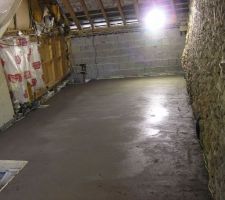 Chappe traditionelle sur plancher chauffant