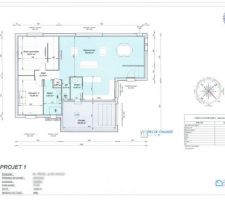 Plan intérieur en fonction de notre terrain