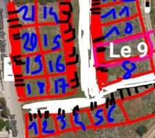 Terrain Saint Aunes 34130 le Bellevue num&eacute;ro 9