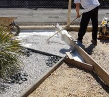 Jardin zen çà prend forme