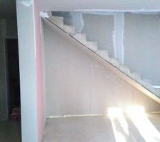 Mise en place du placo