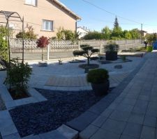 Le jardin zen prend forme