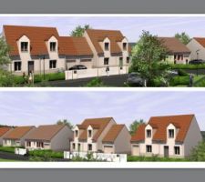 Il existe trois modèles de maisons dans ce programme. Celle que nous avons choisit c'est le modèle ROZAY avec les chiens assis