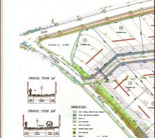 Version a  grossi du lot n&deg;3 avec cotes de d&eacute;nivelle au crayon