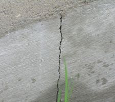 Zoom sur cette fissure