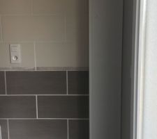 Coffrage tuyau Wc étage