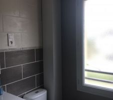 Coffrage tuyau Wc étage