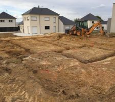 Terrassement pour les fondations
