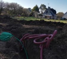 Mise en place des arrivées életricité et eau