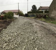 Chemin d'accès de chantier