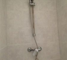 Robineterie de la douche
