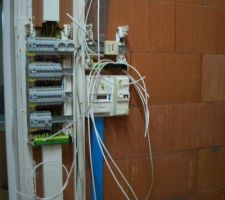 Les câbles d'antenne.