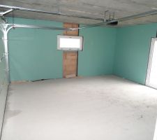 Isolation et cloisons garage