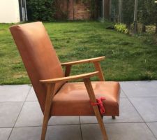 Restauration fauteuil - Avant