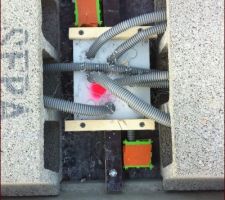 Boite de dérivation électrique dans dalle