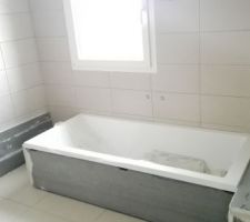 Habillage de la baignoire