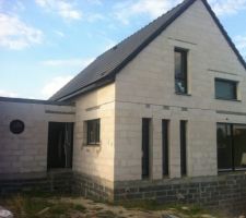 Menuiserie ext facade & cellier