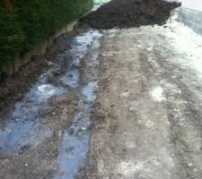 MON VOISIN LAISSE GENTILLEMENT ACCES A SON TERRAIN AUX OUVRIER POUR ACCEDER AU CHANTIER ... RESULTAT ILS LAISSE DE L'ENDUIT SUR SON TERRAIN ... 3 ANS APRES LA PELOUSE A DU MAL A POUSSER A CET ENDROIT ... INADMISSIBLE