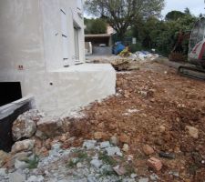 Terrain après remblaiement