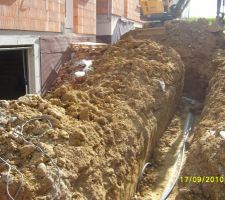 Deuxieme partie des travaux d'assainissement